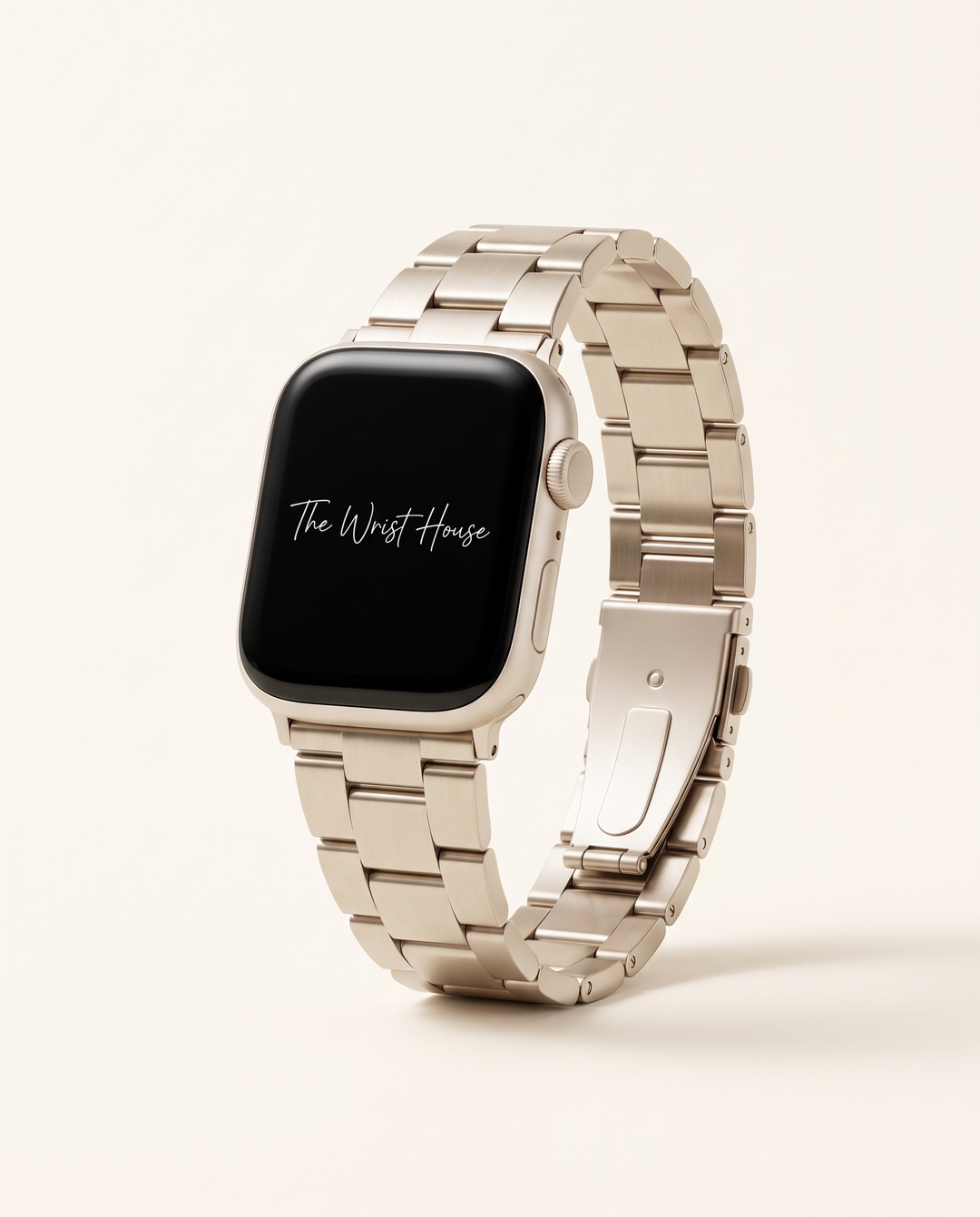 Women's starlight classic link band for Apple Watch, stainless steel bracelet